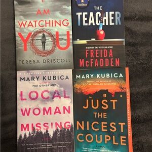 Set of Five Mystery Thriller Books